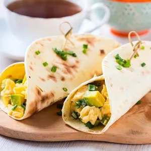 Homemade avocado scrambled egg wraps - Colombo, Sri Lanka