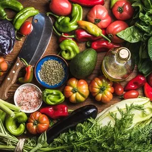 Fresh raw vegetable