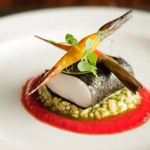 fine dining dish