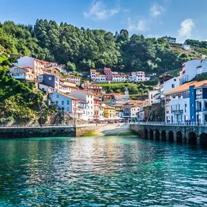 Cudillero, fishing village in Asturias (Spain)
