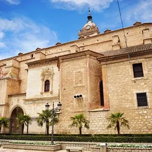 Cathedral of Saint Mary of the Meadow (Santa María del Prado) in Ciudad Real, Castilla la Mancha, Spain