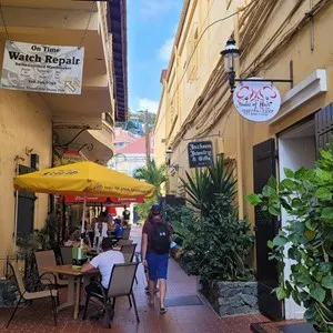 backstreets of Charlotte Amalie