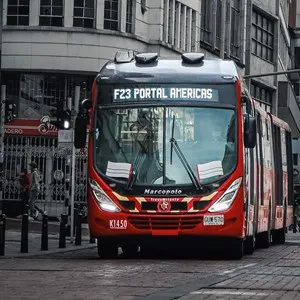 bus in Bogota