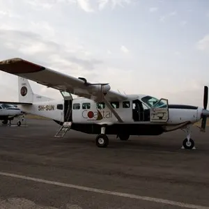 small plane in Abeid Amani Karume International Airport