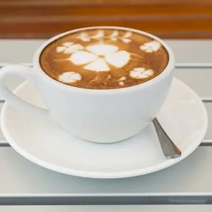 Coffee cup with design